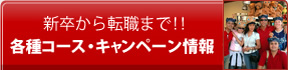 各種コース・キャンペーン情報